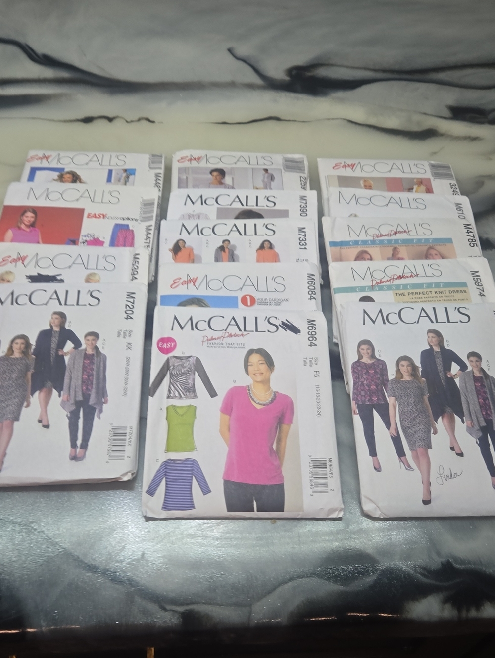 Huge Lot of 14 McCall's Sewing Patterns Wholesale Destash Misses Plus Size